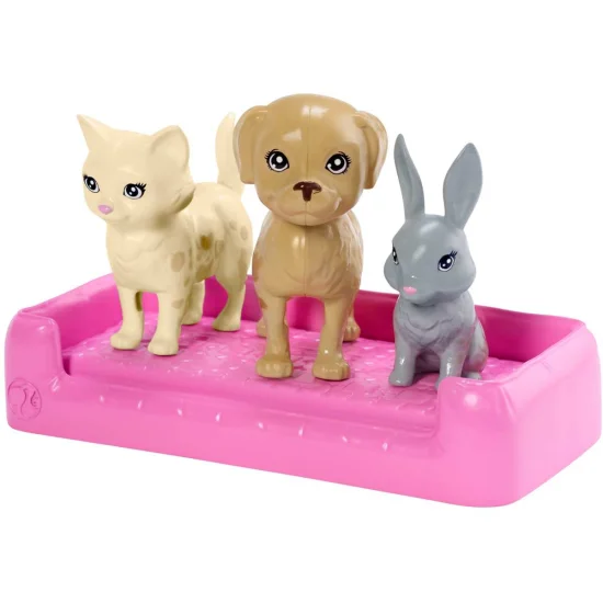 Boneca Barbie Banho dos Cachorrinhos - Mattel