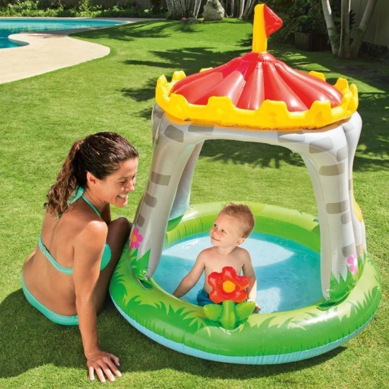 Piscina Inflvel Castelo Real com Cobertura 74L - Intex