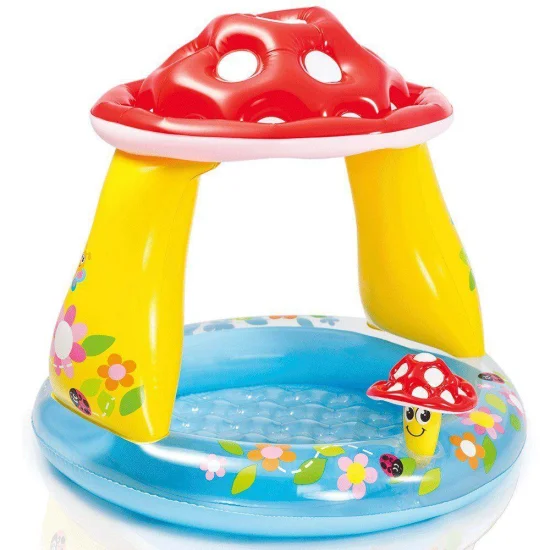 Piscina Inflvel Cogumelo com Cobertura 45L - Intex