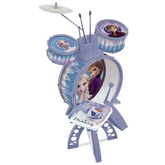 Bateria Musical Infantil Frozen 2 - Toyng