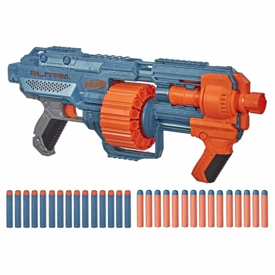 Lanador Nerf Elite 2.0 Shockwave RD-15 - Hasbro