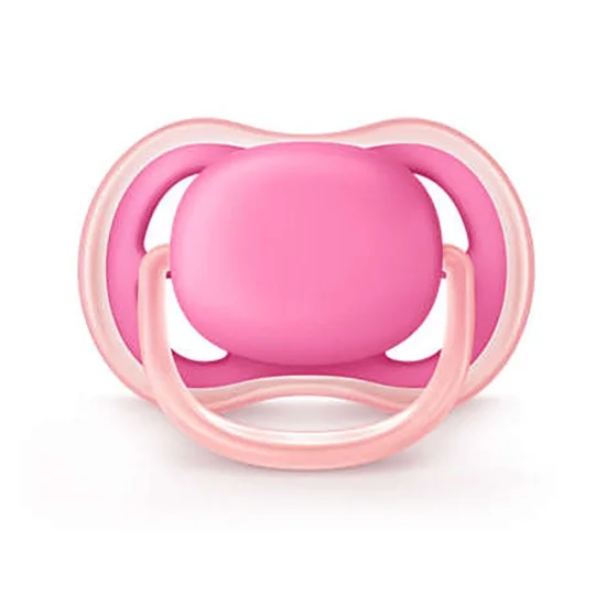 Chupeta Ultra Air Unitria Lisa 6-18 meses Rosa