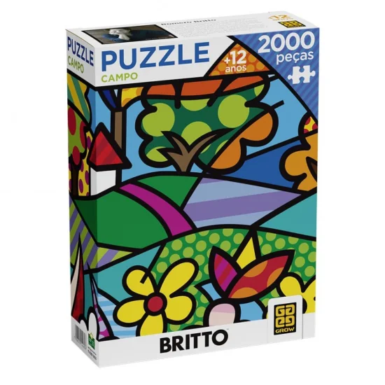 Quebra-Cabea 2000 Peas - Romero Britto Campo - Grow