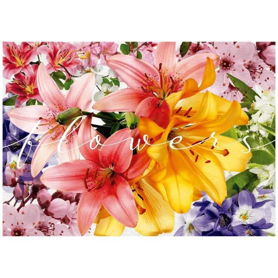 Quebra-Cabea 1000 Peas - Flowers - Grow