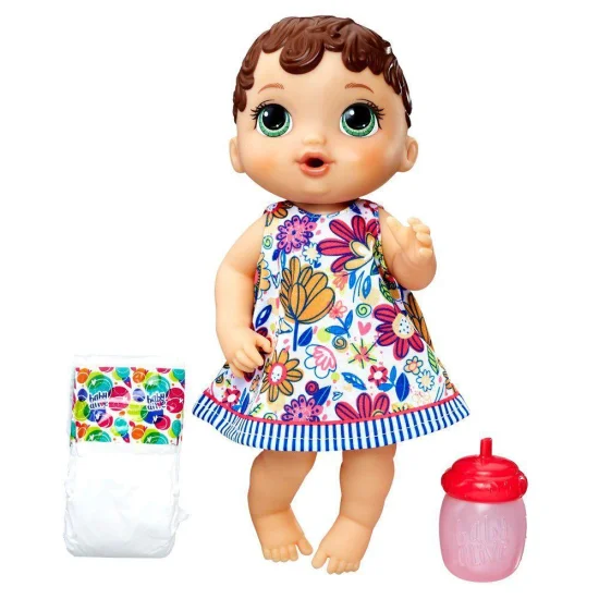 Boneca Baby Alive Hora do Xixi Morena - Hasbro