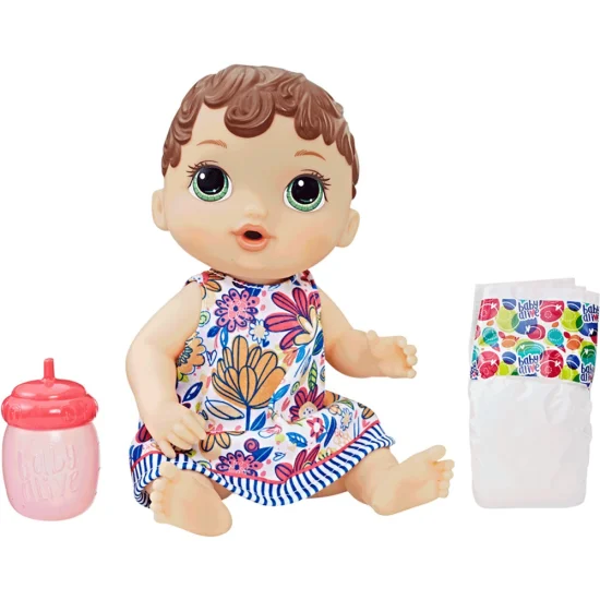 Boneca Baby Alive Hora do Xixi Morena - Hasbro