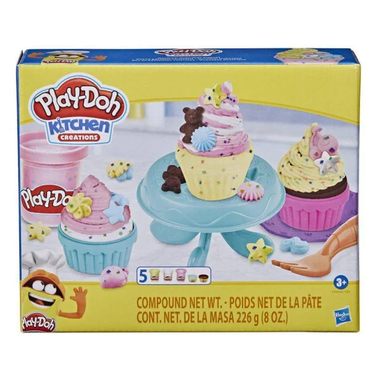 Massinha Play-Doh Cupcakes Coloridos - Hasbro F2929