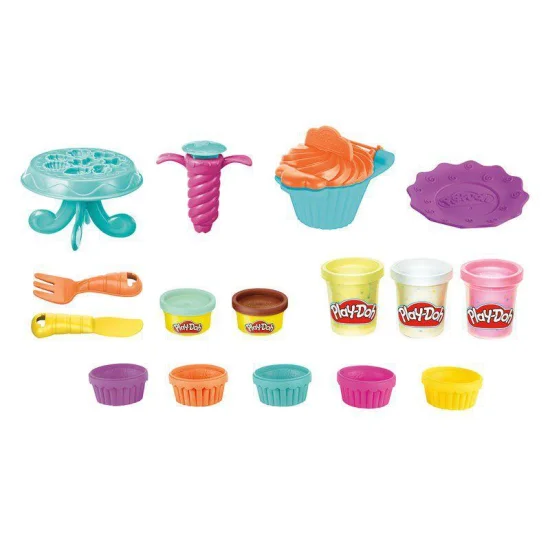 Massinha Play-Doh Cupcakes Coloridos - Hasbro F2929