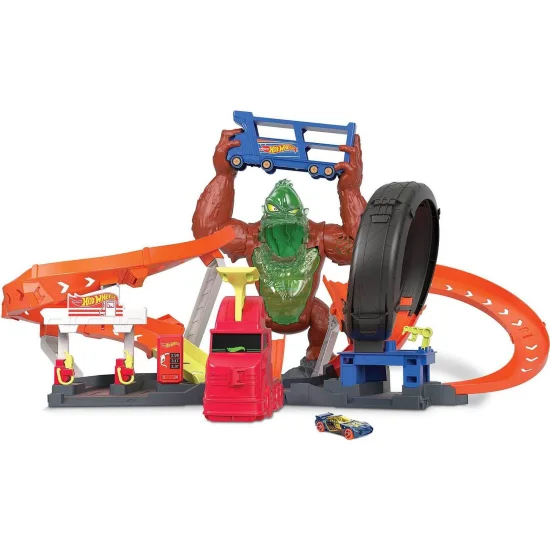 Pista Hot Wheels - Ataque do Gorila - Mattel GTT94