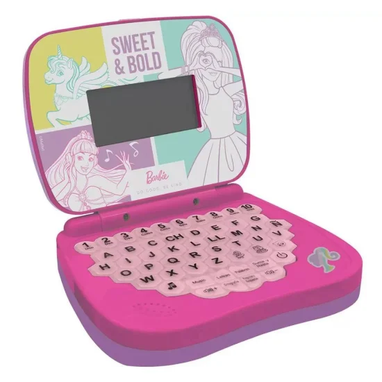 Laptop Infantil Educativo Bilngue Barbie - Candide  1812