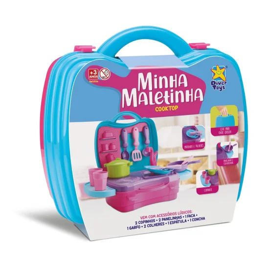 Minha Maletinha Cooktop - DiverToys 8136