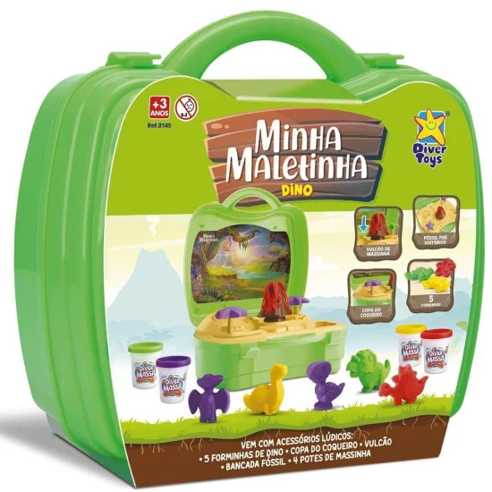 Minha Maletinha Dino - DiverToys 8145
