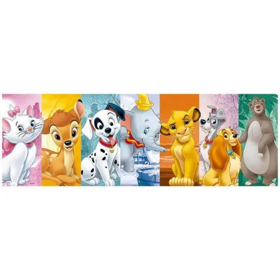 Quebra-Cabea Panormico 350 Peas - Animais Disney   03999