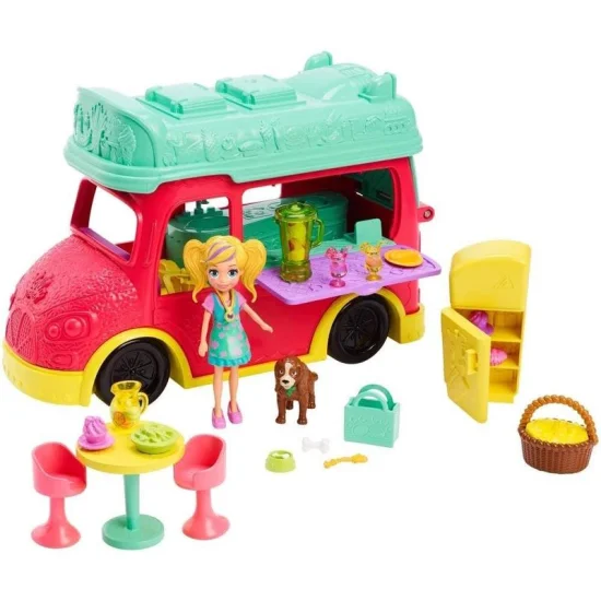 Polly Pocket - Smoothies Food Truck 2 em 1   T7169-8