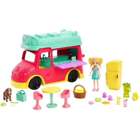 Polly Pocket - Smoothies Food Truck 2 em 1   T7169-8