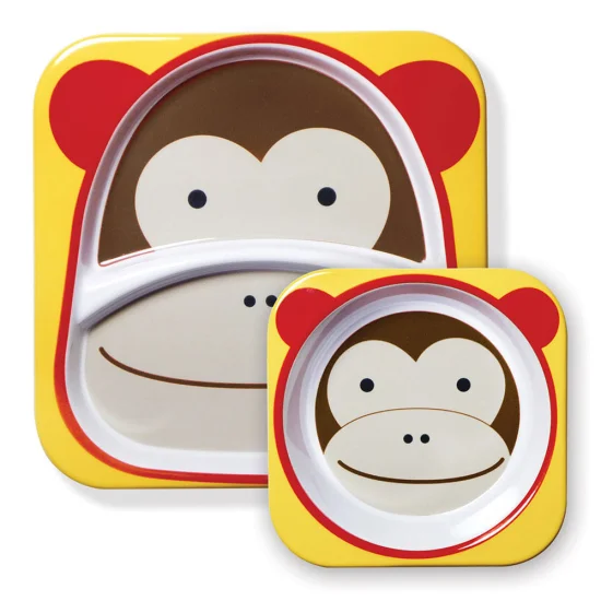 Set de Pratos Zoo Macaco - Skip Hop  A-02-004