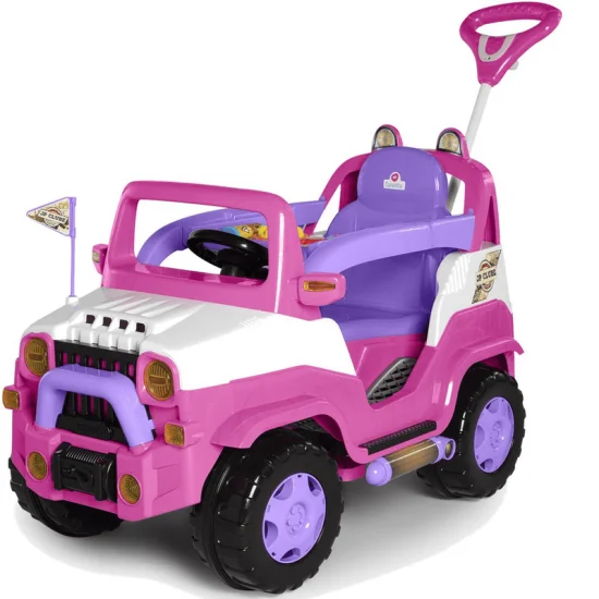 Carrinho de Passeio e Pedal Diipi Rosa - Calesita  1028