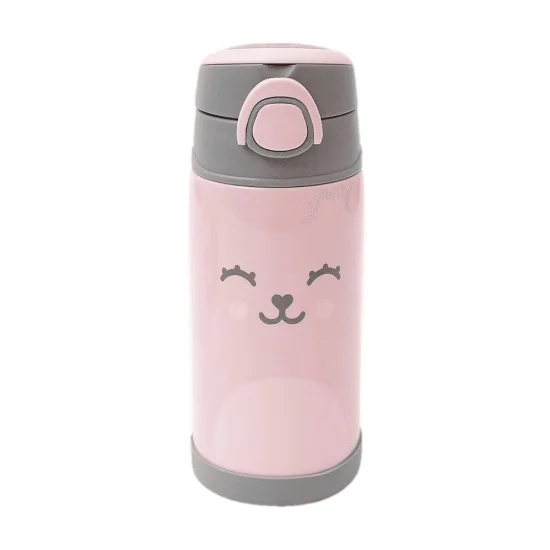 Copo Trmico com Canudo Gumy Rosa - Buba  12110