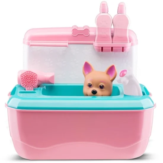 Maleta Dr. Canino Rosa e Verde - Roma Brinquedos 5512