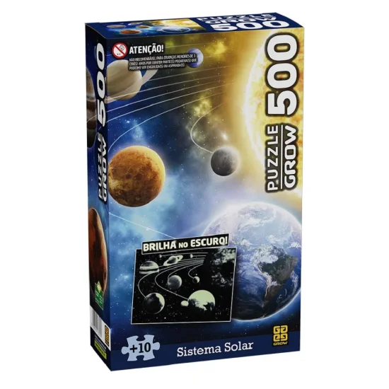 Quebra-Cabea 500 Peas - Sistema Solar - Grow 03727