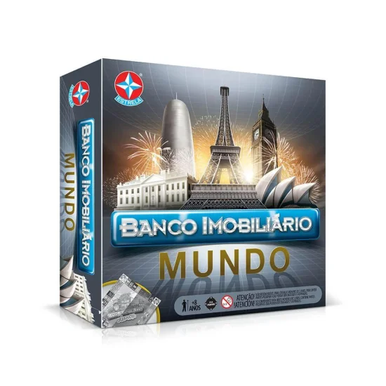 Jogo Banco Imobilirio Mundo - Estrela 2800053