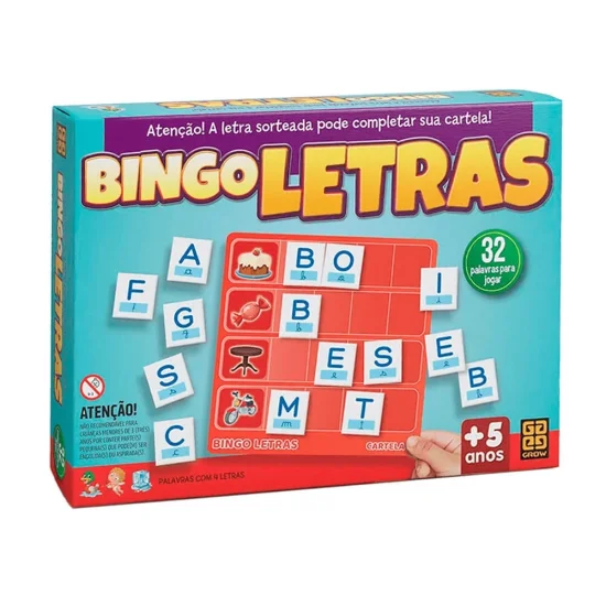 Jogo Bingo Letras - Grow 02320