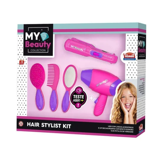 My Beauty Kit Hair Stylist - Usual Brinquedos 408
