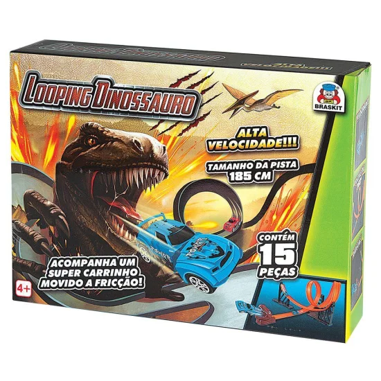 Pista Looping Dinossauro - Braskit 0403
