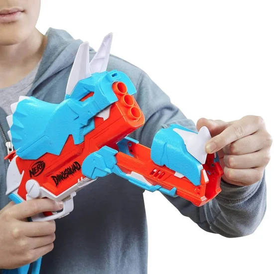 Lanador Nerf DinoSquad Tricera-Blast - Hasbro F0804