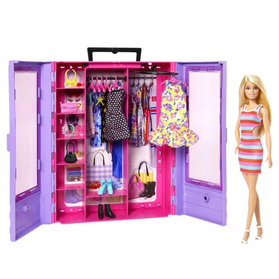 Boneca Barbie Fashion Novo Closet de Luxo - Mattel HLJ66