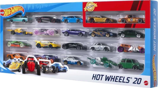 Kit 20 Carrinhos Sortidos Hot Wheels - Mattel H7045