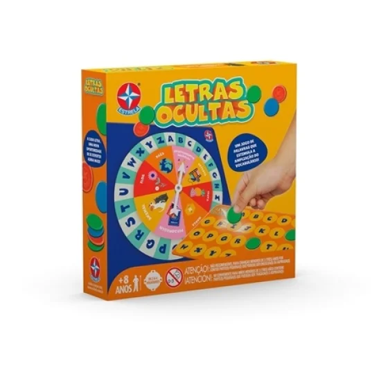 Jogo Letras Ocultas - Estrela 3100141