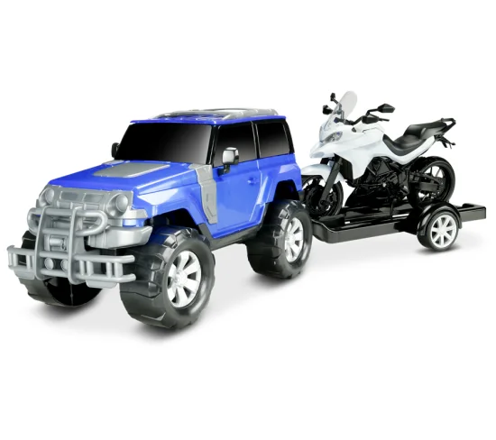 Jipe Render Force com Moto - Roma Brinquedos 1013