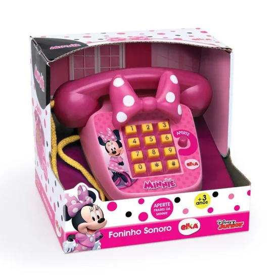 Telefone Sonoro Infantil Minnie - Elka 1061