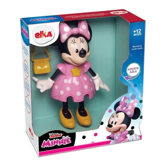 Boneca Articulada Minnie Conta Histrias - Elka 856