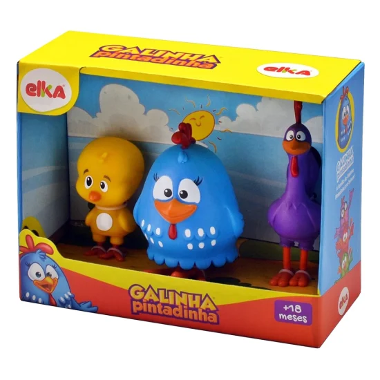 Famlia Galinha Pintadinha em Vinil - Elka 1128