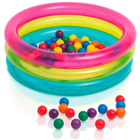 Piscina de Bolinhas Inflvel Multicolor 63L - Intex 48674