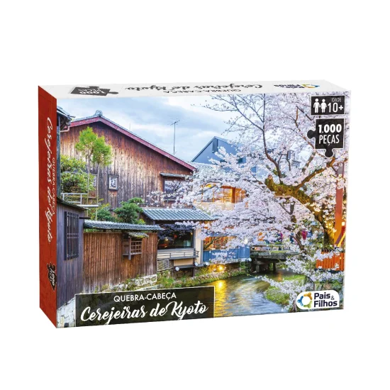Quebra-Cabea 1000 Peas Cerejeiras de Kyoto 790766