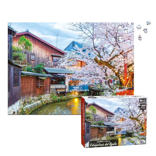 Quebra-Cabea 1000 Peas Cerejeiras de Kyoto 790766