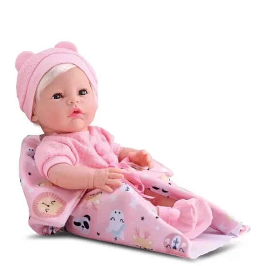 Boneca Diver New Born Premium Menina com Cabelo