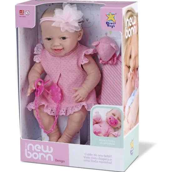 Boneca Diver New Born Dengo - DiverToys 8076