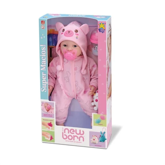 Boneca Diver New Born Brincando de Pijama Menina 8191