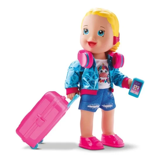 Boneca My Little Collection Vamos Viajar Menina 8177