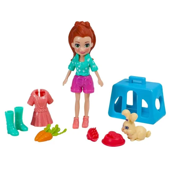 Polly Pocket com Coelhinho - Mattel T7076-7