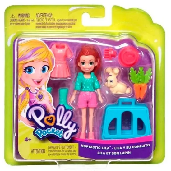 Polly Pocket com Coelhinho - Mattel T7076-7