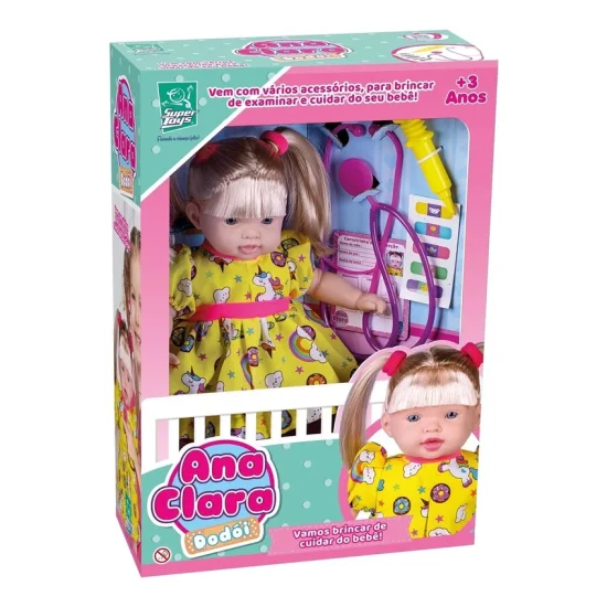 Boneca Ana Clara Dodi - Super Toys 517