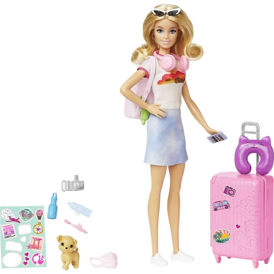 Boneca Barbie Viajante Family Refreshed - Mattel HJY18