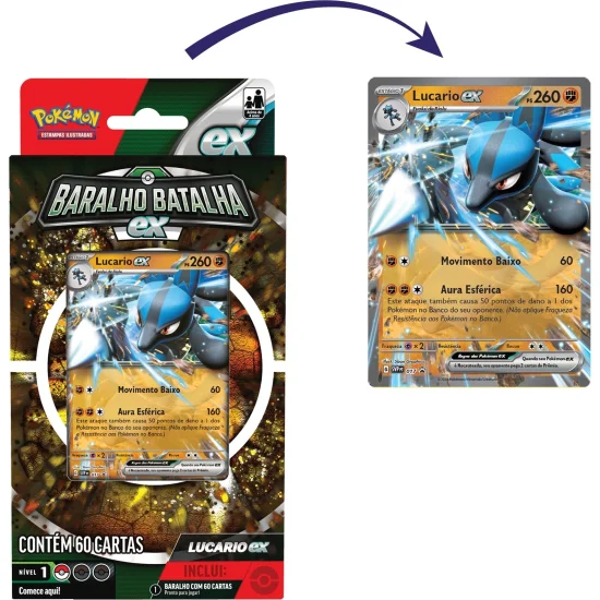 Deck Pokmon Baralho de Batalha Lucario Ex