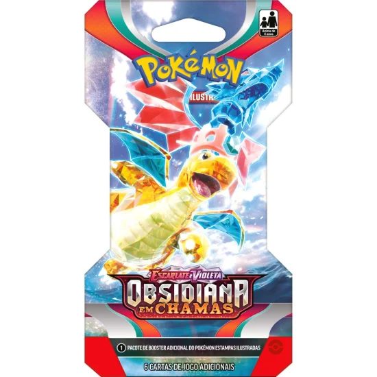 Blister Unitrio Pokmon Obsidiana em Chamas