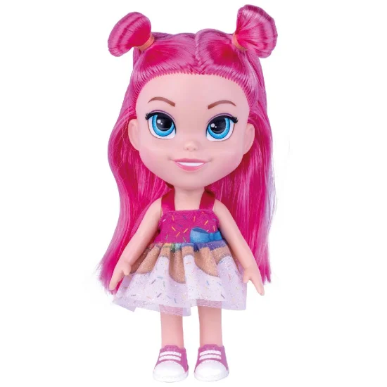 Boneca Happy Surprise Cabelo Rosa - Super Toys